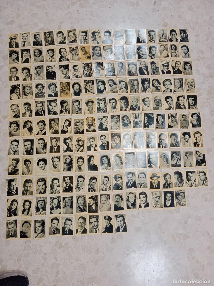 Coleccionismo Cromos antiguos: LOTE DE 167 CROMOS FOTOCROMOS MINIPOSTALES - ALBUM ESTRELLAS DE LA PANTALLA - EDITORIAL RUIZ ROMERO