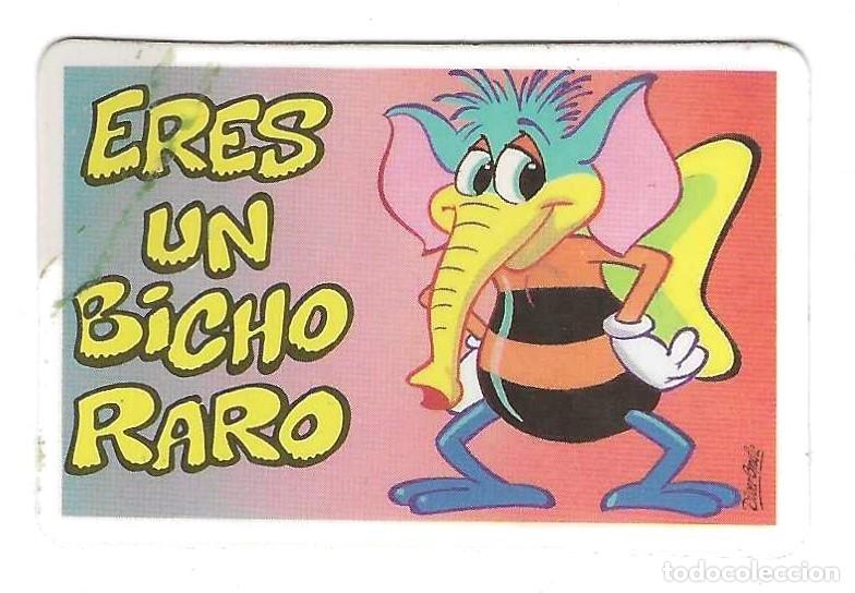 Coleccionismo Cromos antiguos: BOLLYCAO -- PEGUI - TARJETA -- ERES UN BICHO RARO