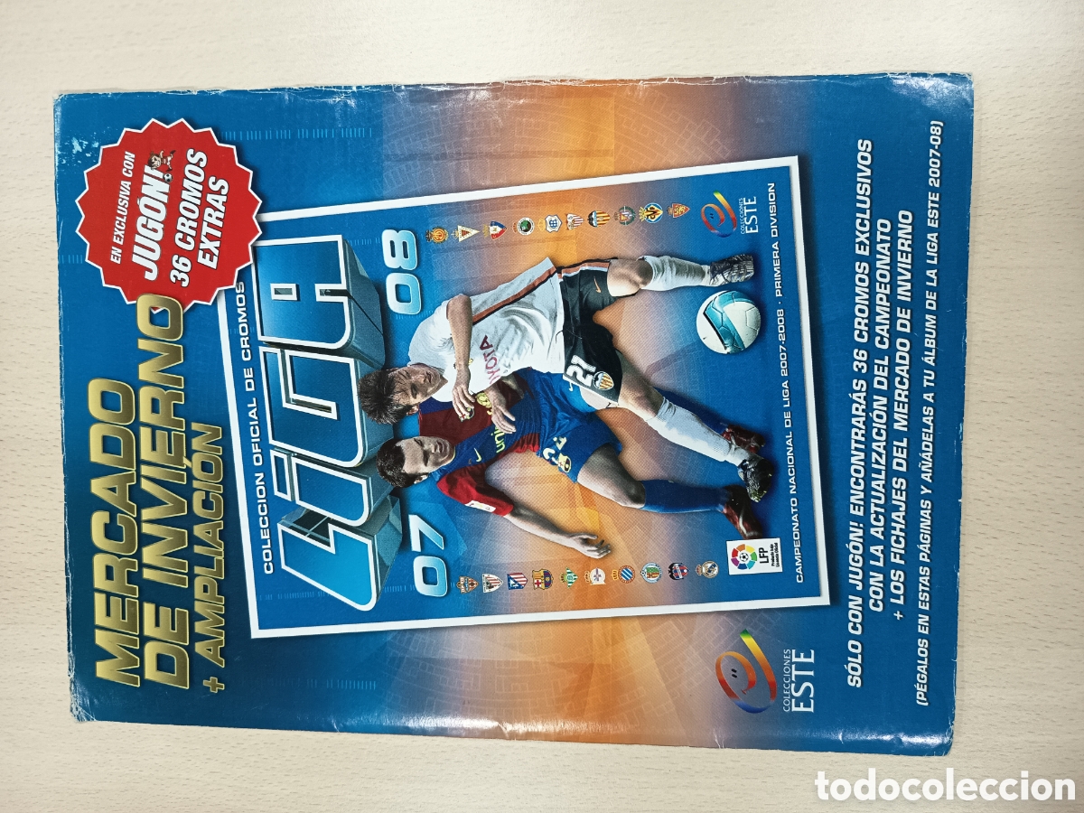 Coleccionismo Cromos antiguos: Mercado de Invierno Colecciones Este 2007-08 2007 2008 completo pegado