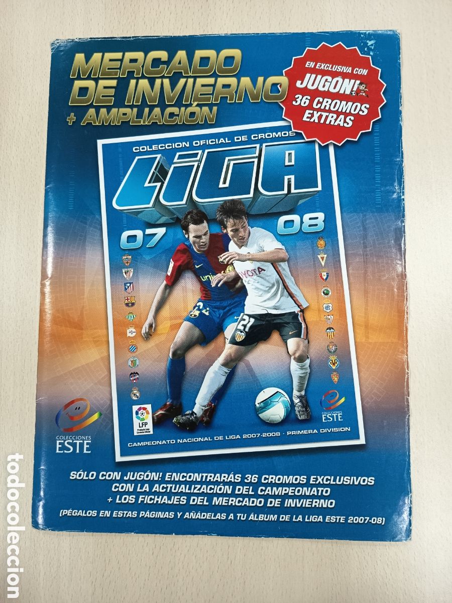 Coleccionismo Cromos antiguos: Mercado de Invierno Colecciones Este 2007-08 2007 2008 completo pegado