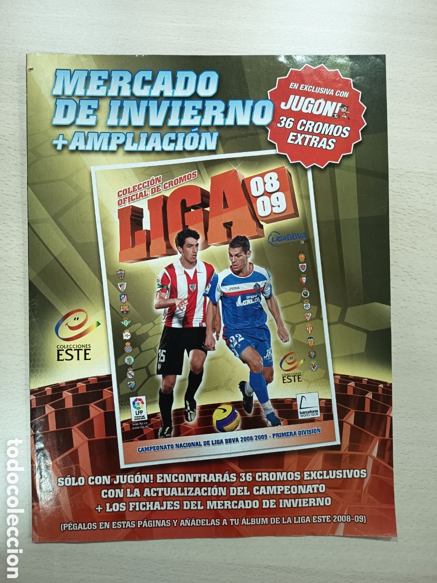 Coleccionismo Cromos antiguos: Mercado de Invierno Colecciones Este 2008-09 2008 2009 completo pegado