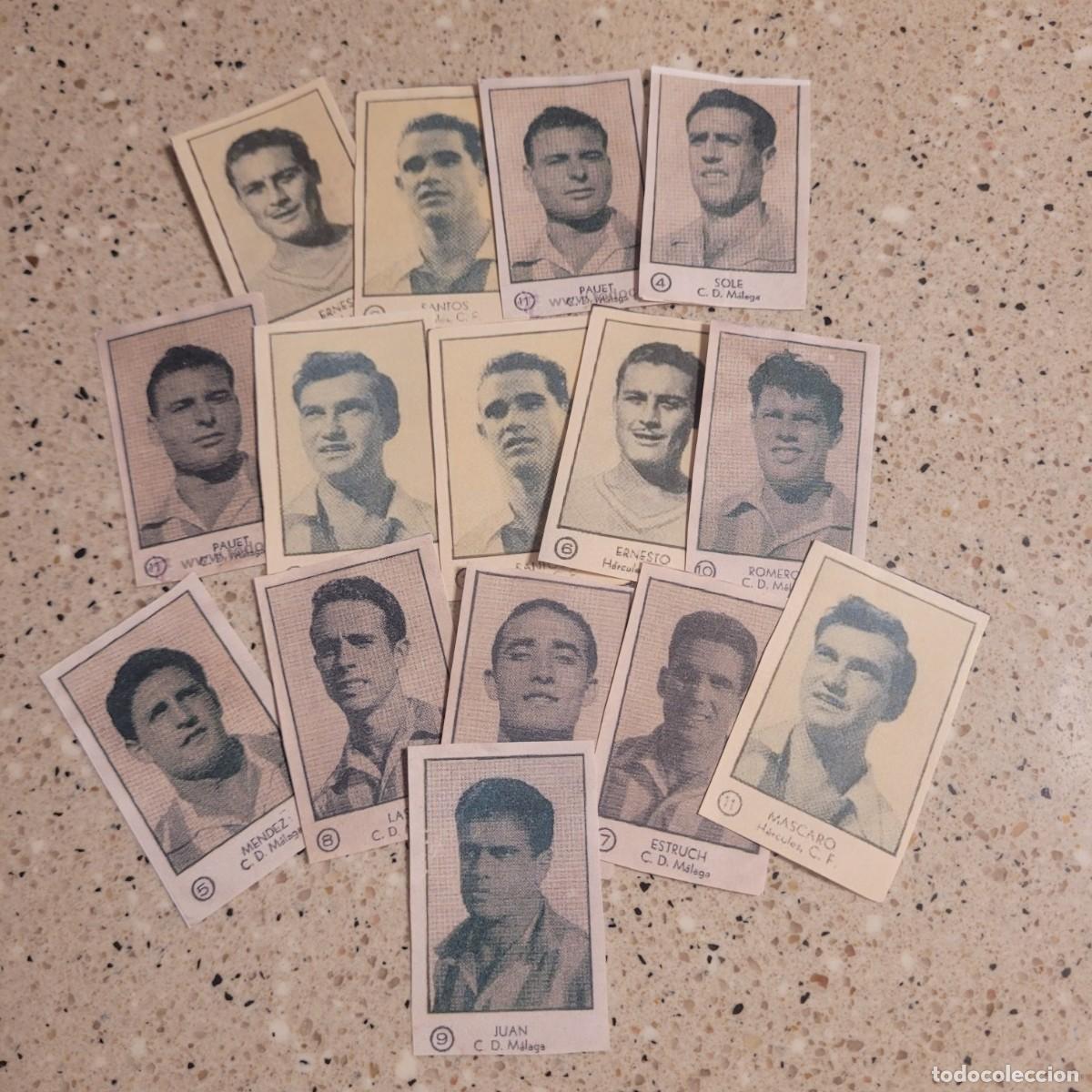 Coleccionismo Cromos antiguos: LOTE 14 JUGADORES DE LAS TEMPORADAS 53 Y 54 DE ARGA