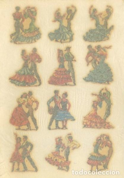Coleccionismo Cromos antiguos: CALCOMANIAS ORTEGAS SERIE R 6 816, PAREJAS FLAMENCAS. CALCA-179