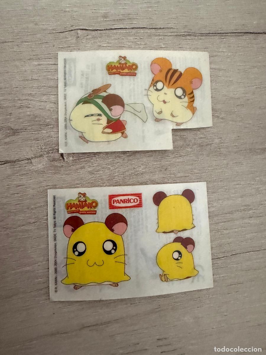 Coleccionismo Cromos antiguos: 2 cromos Hamtaro de Panrico