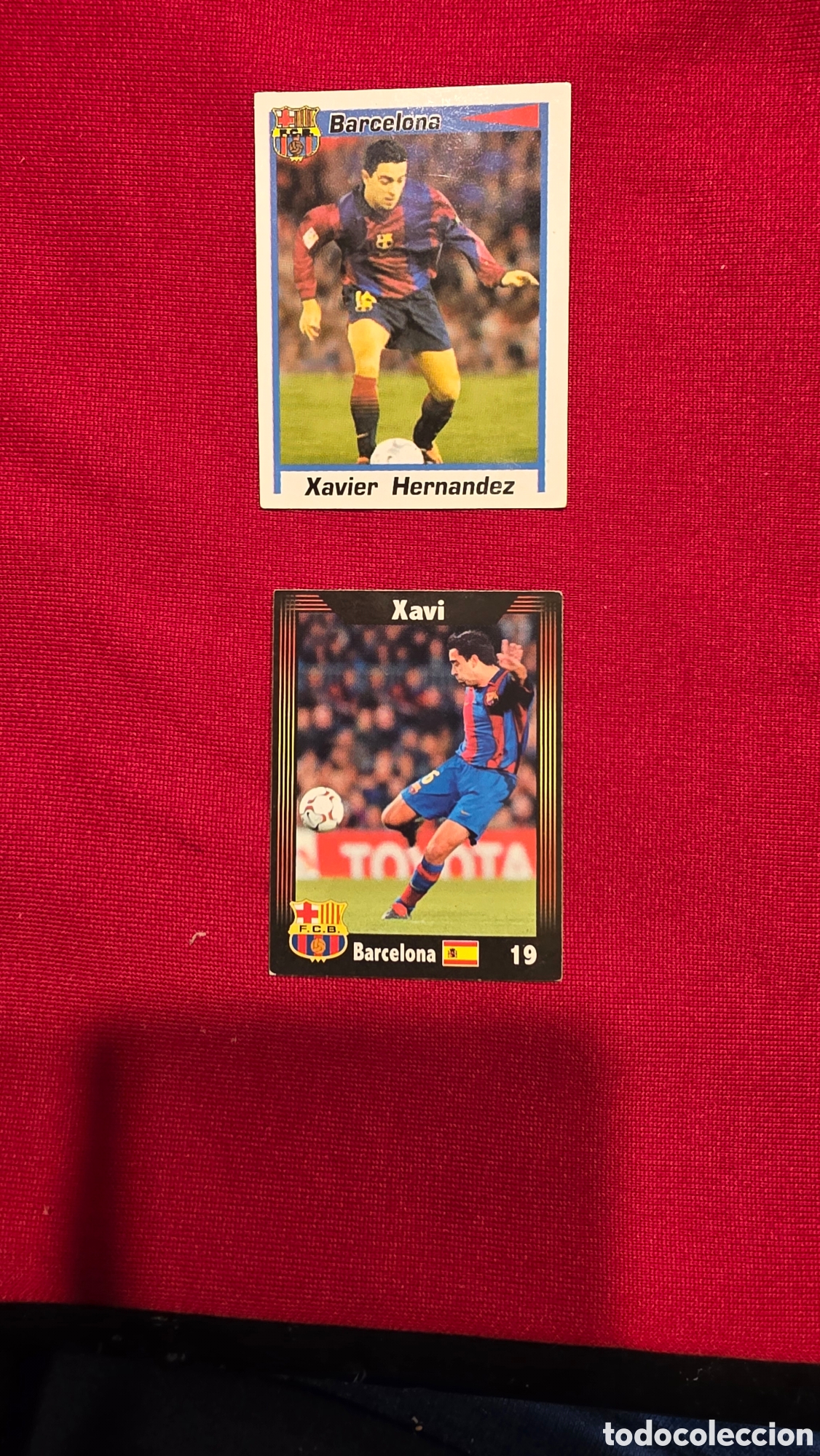 Coleccionismo Cromos antiguos: CROMOS XAVI HERN&Aacute;NDEZ