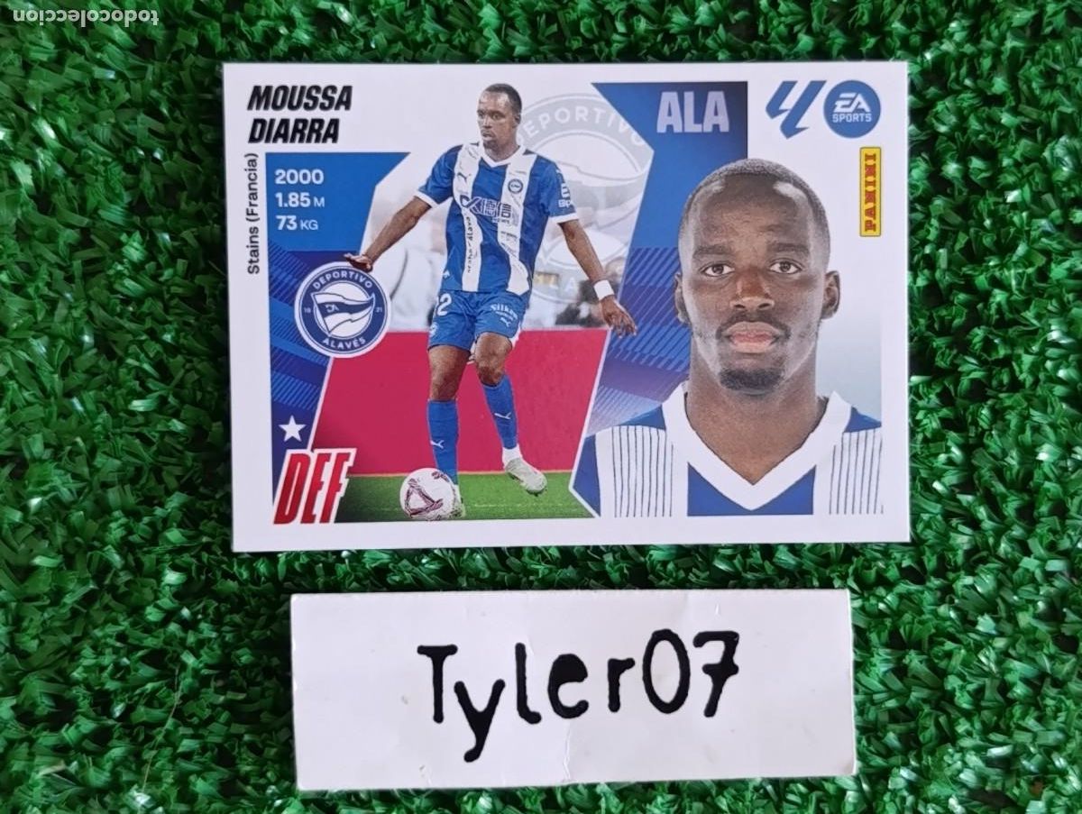 Colecionismo Cromos antigos: MOUSSA DIARRA ALAVES 9 LIGA ESTE 2025 2026 25 26
