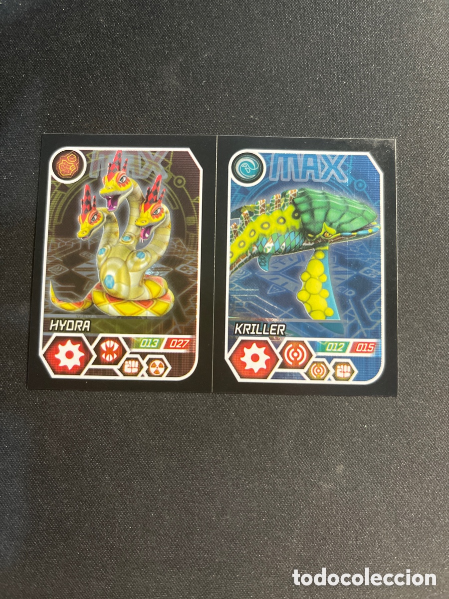 Coleccionismo Cromos antiguos: Hydra 292 Kriller 228 Invizimals Evolution 2012 Panini