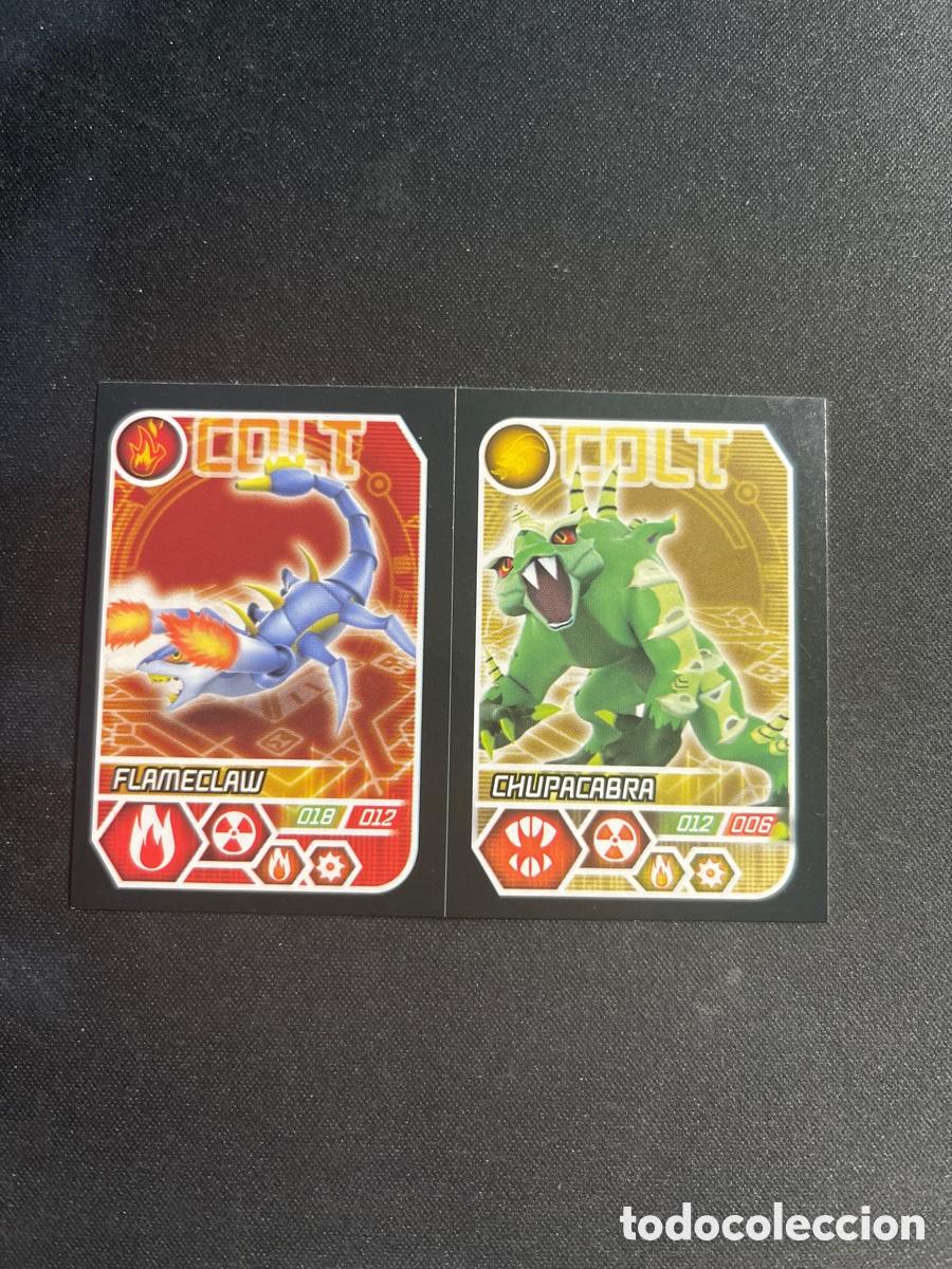 Coleccionismo Cromos antiguos: Flameclaw 60 Chupacabra 8 Invizimals Evolution 2012 Panini