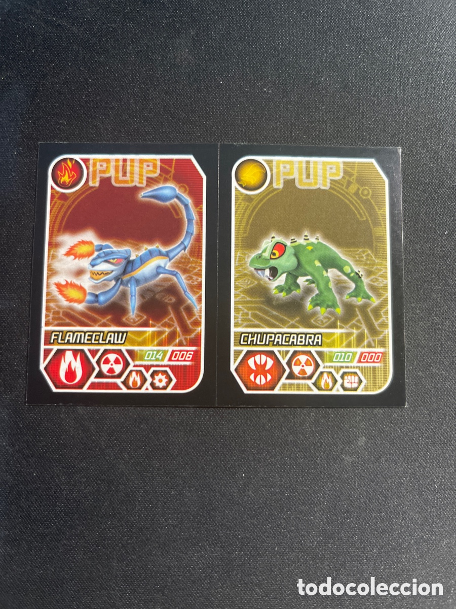 Coleccionismo Cromos antiguos: Flameclaw 59 Chupacabra 7 Invizimals Evolution 2012 Panini