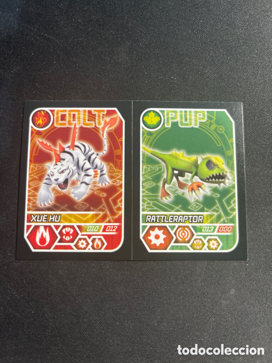 Coleccionismo Cromos antiguos: Xue Hu 87 Rattleraptor 174 Invizimals Evolution 2012 Panini