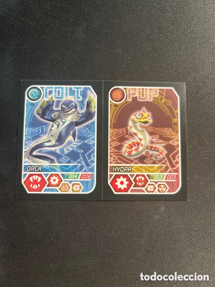 Coleccionismo Cromos antiguos: Orca 236 Hydra 290 Invizimals Evolution 2012 Panini