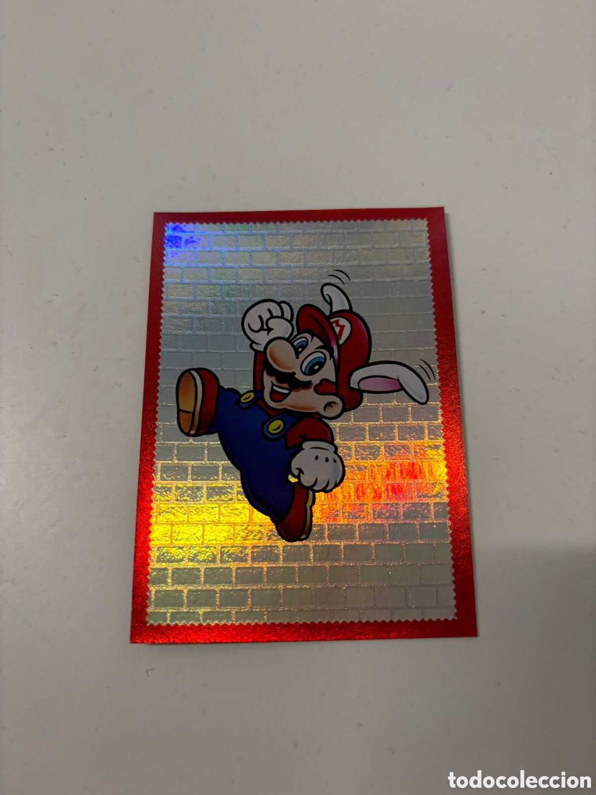 Coleccionismo Cromos antiguos: CROMO SUPERMARIO SUPER MARIO BROS NINTENDO PANINI M6