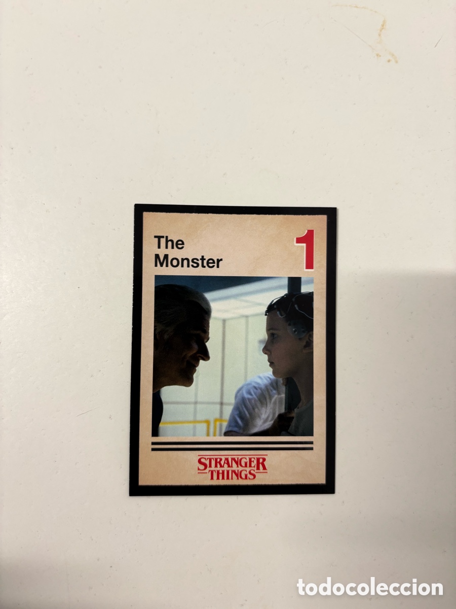 Coleccionismo Cromos antiguos: Carta stranger things Panini colecci&oacute;n 2026 THE MONSTER