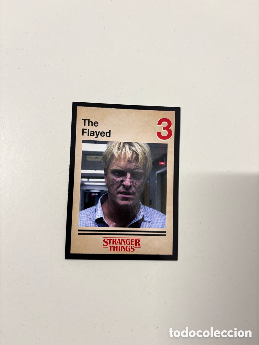 Coleccionismo Cromos antiguos: Carta stranger things Panini colecci&oacute;n 2026 THE FLAYED
