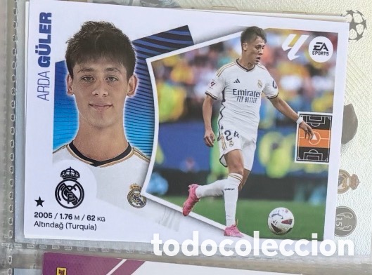 Coleccionismo Cromos antiguos: ARDA GULER 2024-25 Real Madrid La Liga Este Sticker cromo