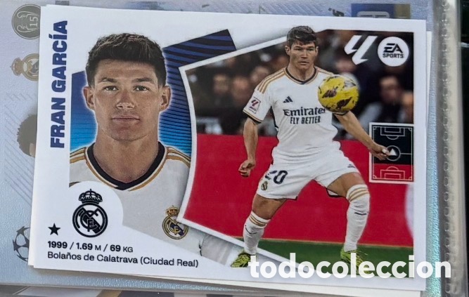 Coleccionismo Cromos antiguos: FRAN GARCIA 2024-25 Real Madrid La Liga Este Sticker cromo