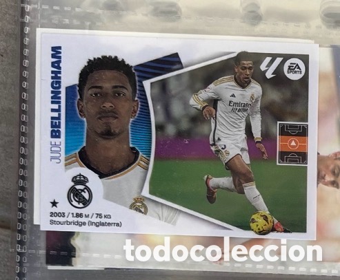 Coleccionismo Cromos antiguos: JUDE BELLINGHAM 2024-25 Real Madrid La Liga Este Sticker cromo
