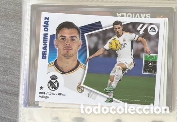 Coleccionismo Cromos antiguos: BRAHIM 2024-25 Real Madrid La Liga Este Sticker cromo