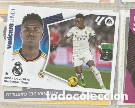 Coleccionismo Cromos antiguos: VINICIUS VINI JUNIOR 2024-25 Real Madrid La Liga Este Sticker cromo