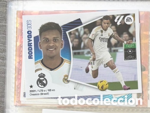 Coleccionismo Cromos antiguos: RODRYGO 2024-25 Real Madrid La Liga Este Sticker cromo