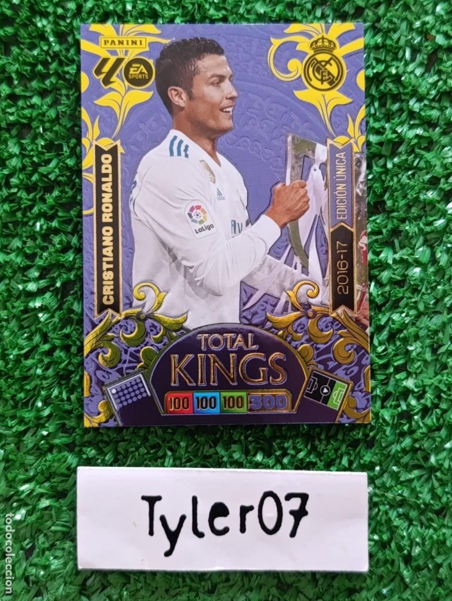 Coleccionismo Cromos antiguos: CRISTIANO RONALDO REAL MADRID EDICION UNICA TOTAL KINGS ADRENALYN XL 2025 2026 25 26