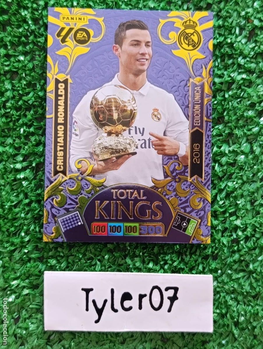 Coleccionismo Cromos antiguos: CRISTIANO RONALDO REAL MADRID EDICION UNICA TOTAL KINGS ADRENALYN XL 2025 2026 25 26