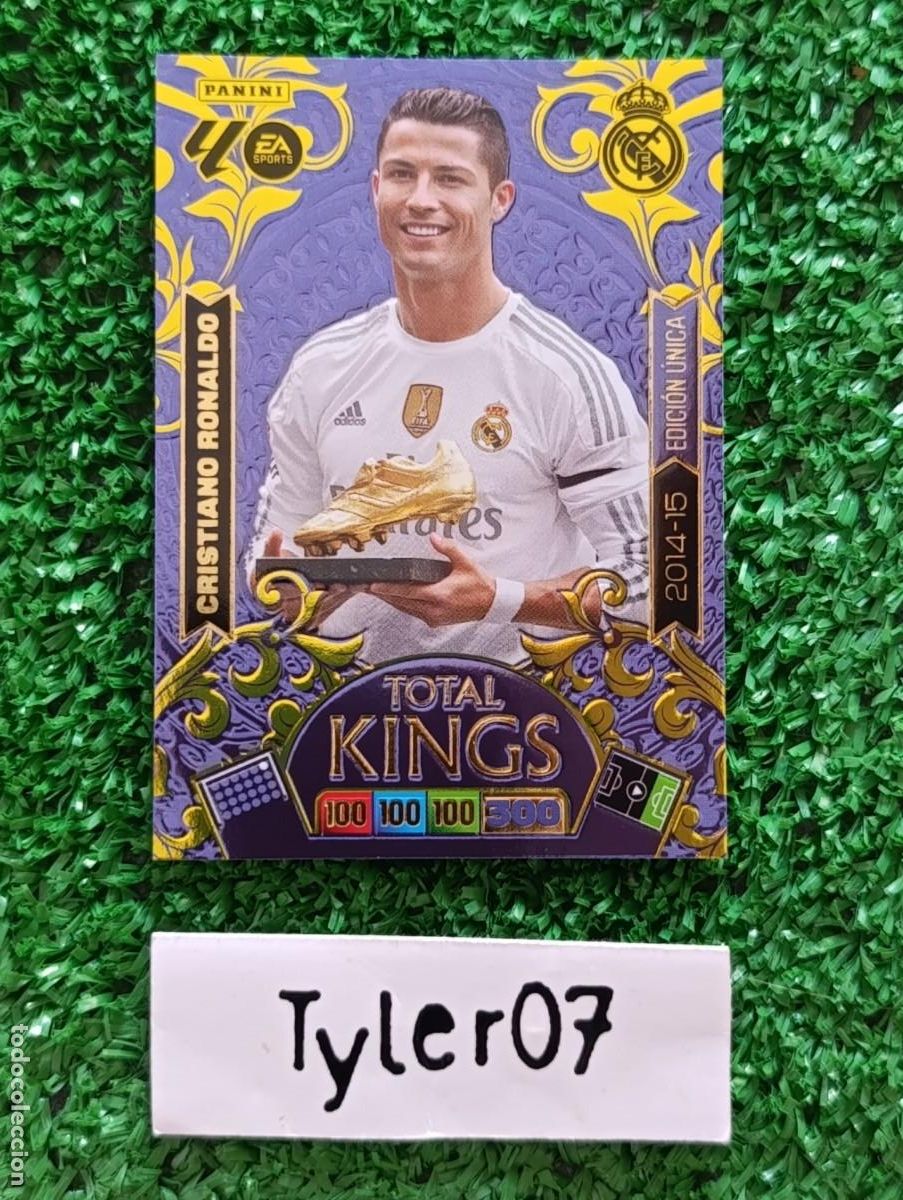 Coleccionismo Cromos antiguos: CRISTIANO RONALDO REAL MADRID EDICION UNICA TOTAL KINGS ADRENALYN XL 2025 2026 25 26