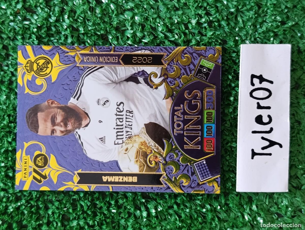 Coleccionismo Cromos antiguos: BENZEMA REAL MADRID EDICION UNICA TOTAL KINGS ADRENALYN XL 2025 2026 25 26