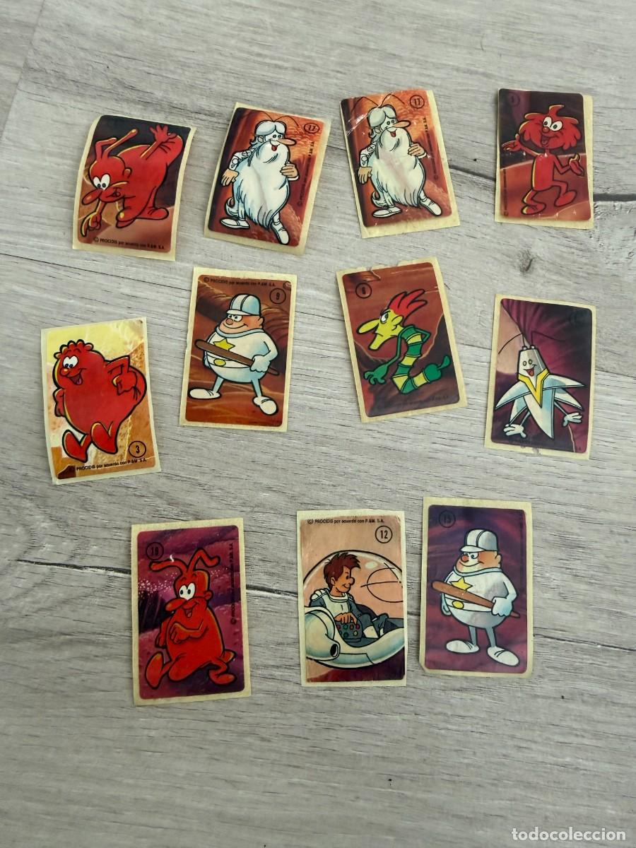 Coleccionismo Cromos antiguos: 11 pegatinas chicle &Eacute;rase una vez... la vida - Fleer Dubble Bubble