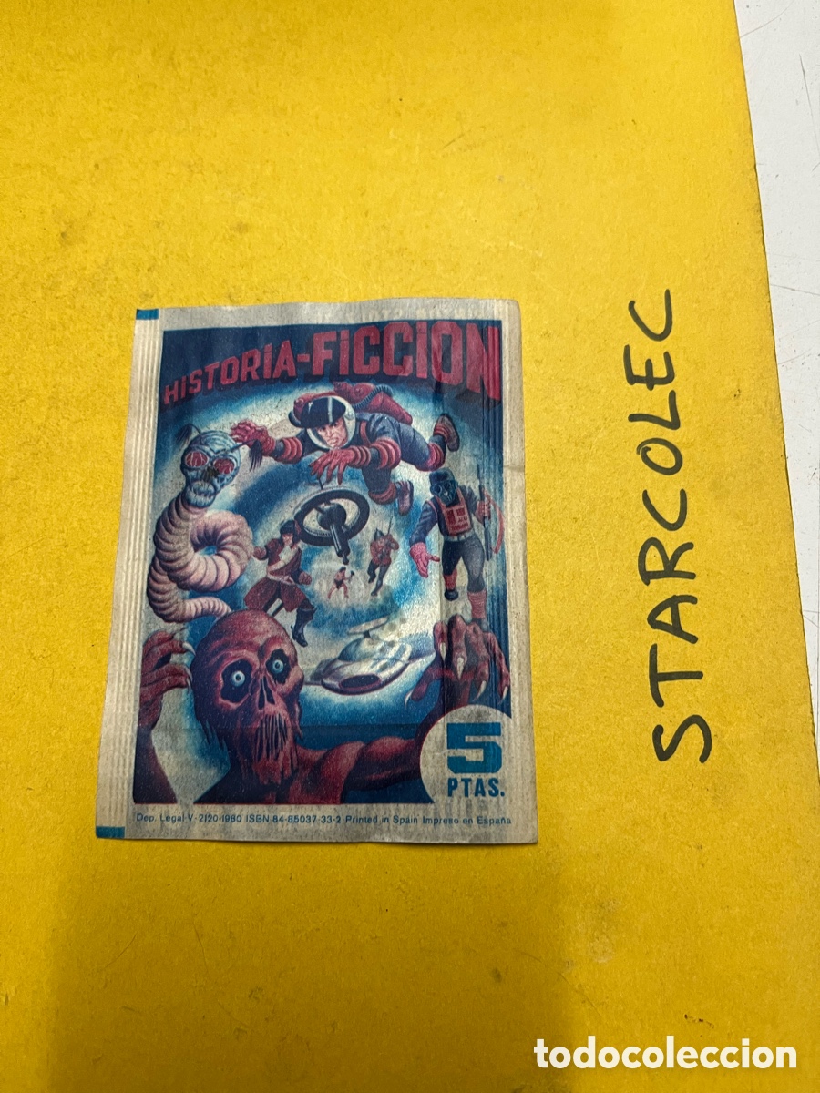 Coleccionismo Cromos antiguos: Sobre sin abrir historia ficci&oacute;n Editorial Maga