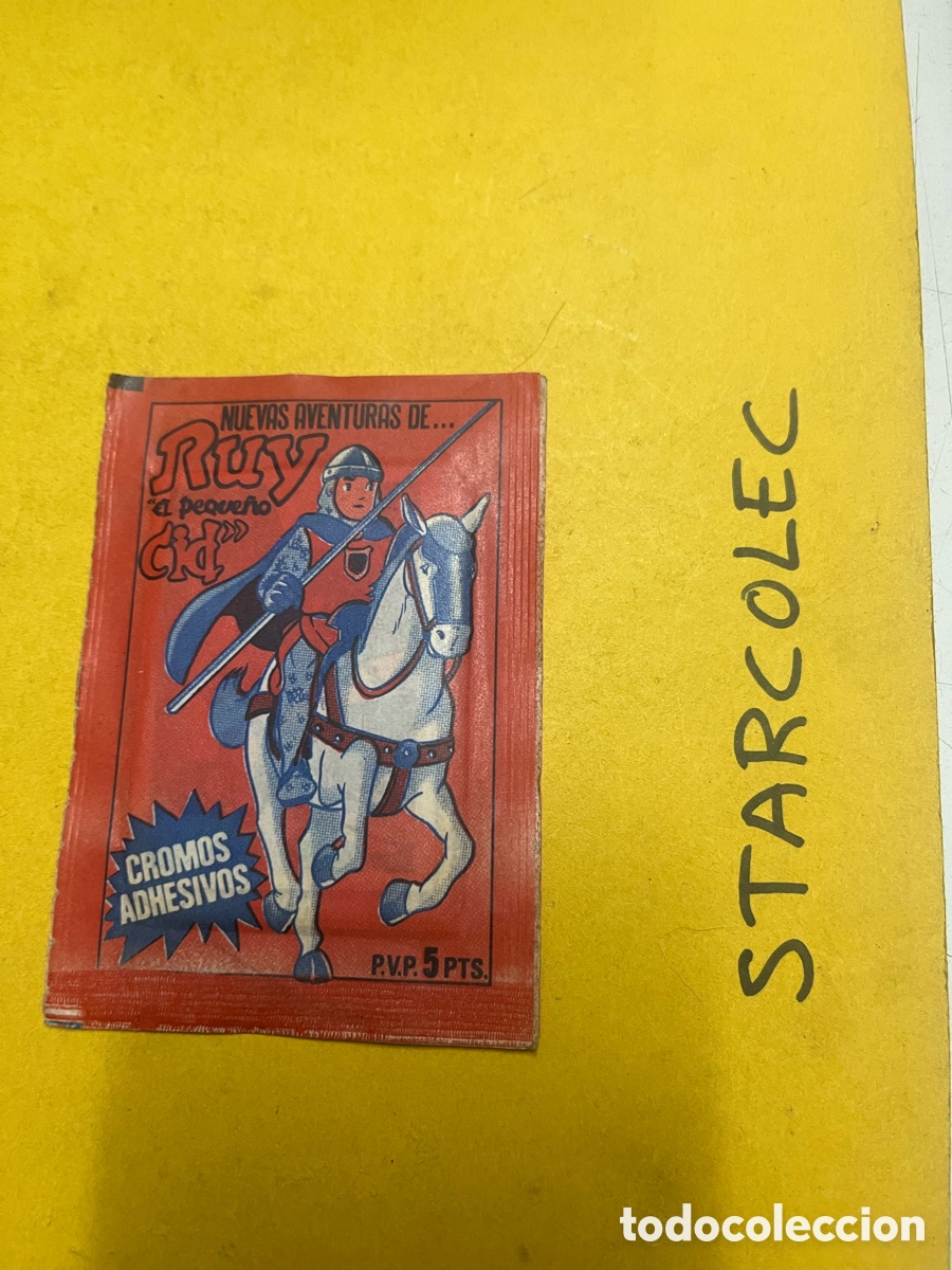 Coleccionismo Cromos antiguos: Sobre sin abrir Nuevas aventuras de Ruy el Peque&ntilde;o Cid Fher