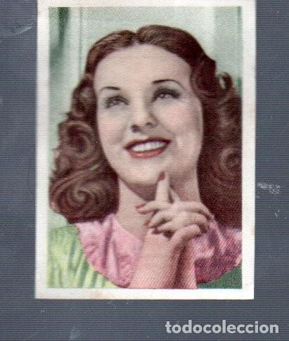 Coleccionismo Cromos antiguos: CROMO CINE FOTO EDITORIAL BRUGUERA HOJA E 3 - A N&ordm; 10 DIANA DURBIN DEL A&Ntilde;O 43