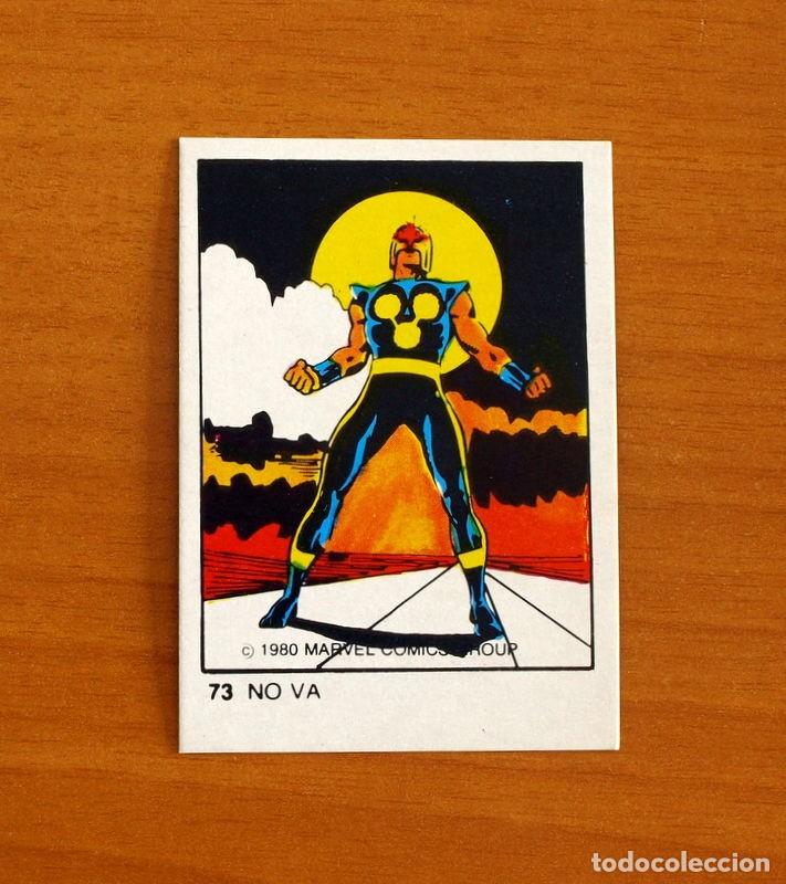 Coleccionismo Cromos antiguos: Superh&eacute;roes - N&ordm; 73, No Va - Marvel 1980 Comics Group - Chocolates Terrabusi - Nunca Pegado