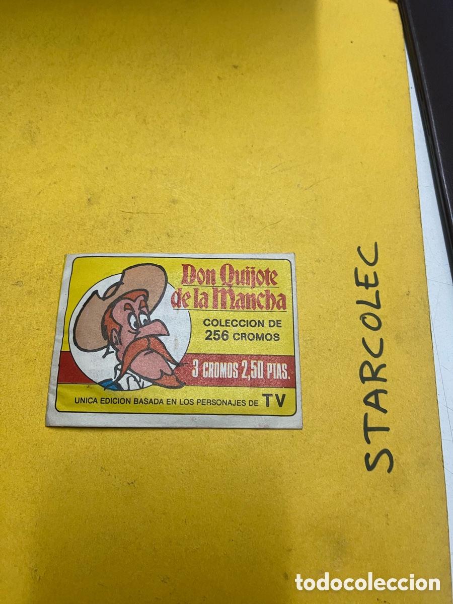 Coleccionismo Cromos antiguos: Sobre sin abrir Don quijote de la Mancha Editorial Bruguera