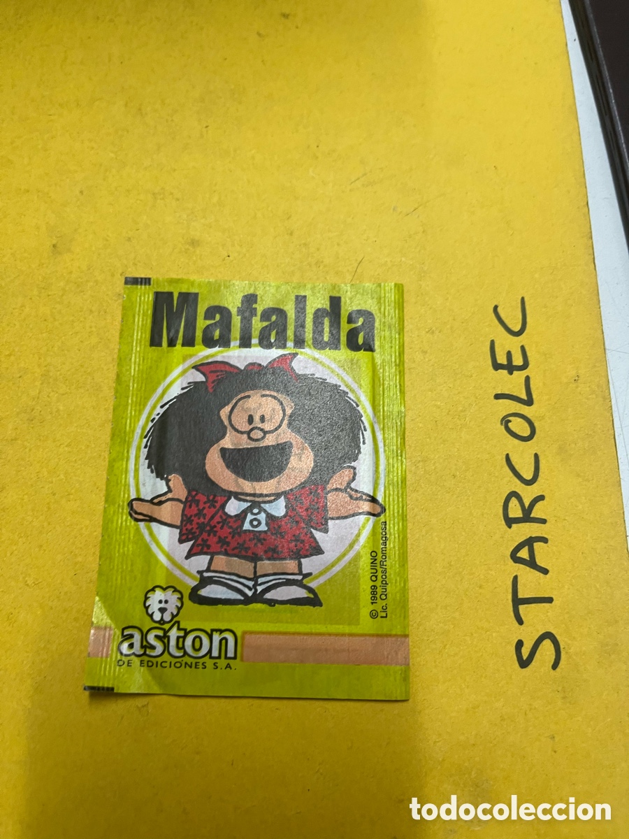 Coleccionismo Cromos antiguos: Sobre sin abrir Mafalda Quino 1989 Aston