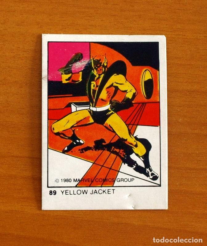 Coleccionismo Cromos antiguos: Superh&eacute;roes - N&ordm; 89, Yellow Jacket - Marvel 1980 Comics Group - Chocolates Terrabusi - Nunca pegado