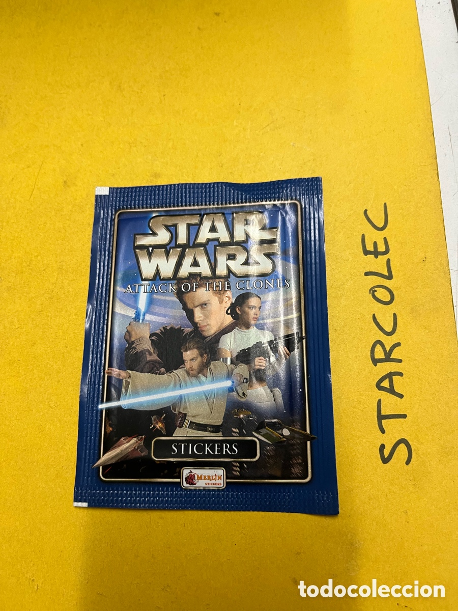 Collectable Antique Stickers: Sobre sin abrir star wars attack of the clones