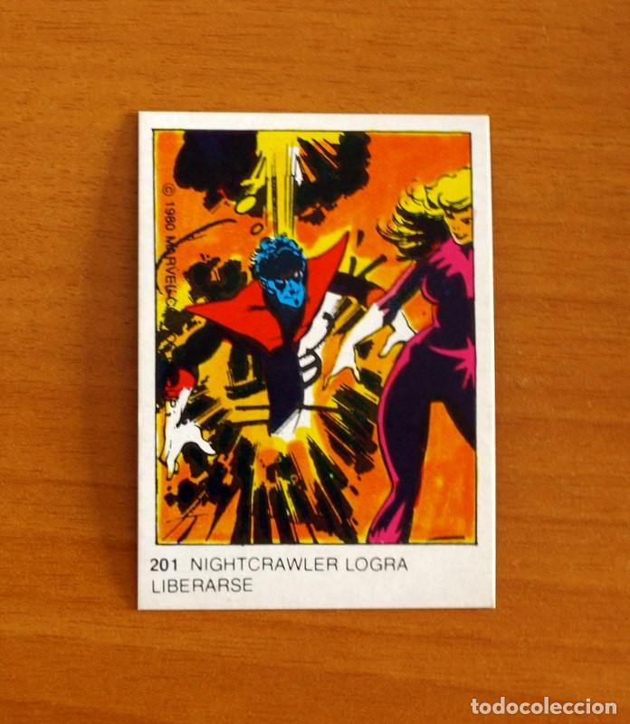 Coleccionismo Cromos antiguos: Superh&eacute;roes - N&ordm; 201 Nightcrawler - Marvel 1980 Comics Group - Chocolates Terrabusi - Nunca Pegado
