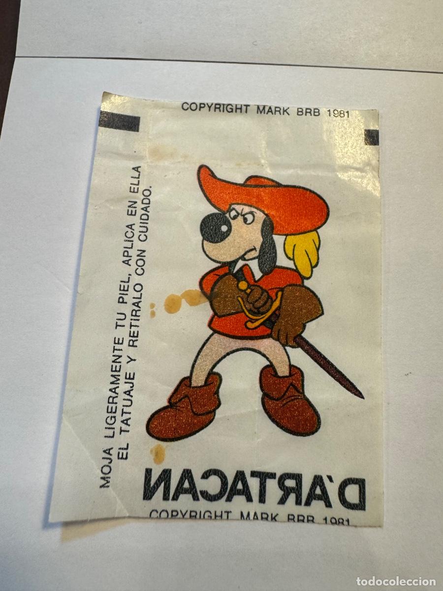Coleccionismo Cromos antiguos: DARTACAN TATUAJE CHICLE CROMO ORIGINAL A&Ntilde;OS 80 (G)
