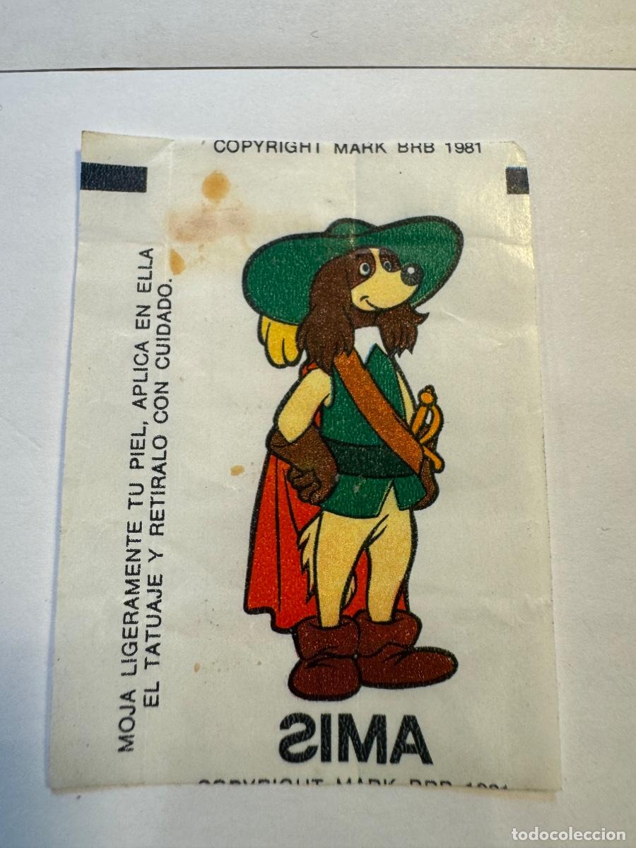 Coleccionismo Cromos antiguos: DARTACAN TATUAJE CHICLE CROMO ORIGINAL A&Ntilde;OS 80 (G)