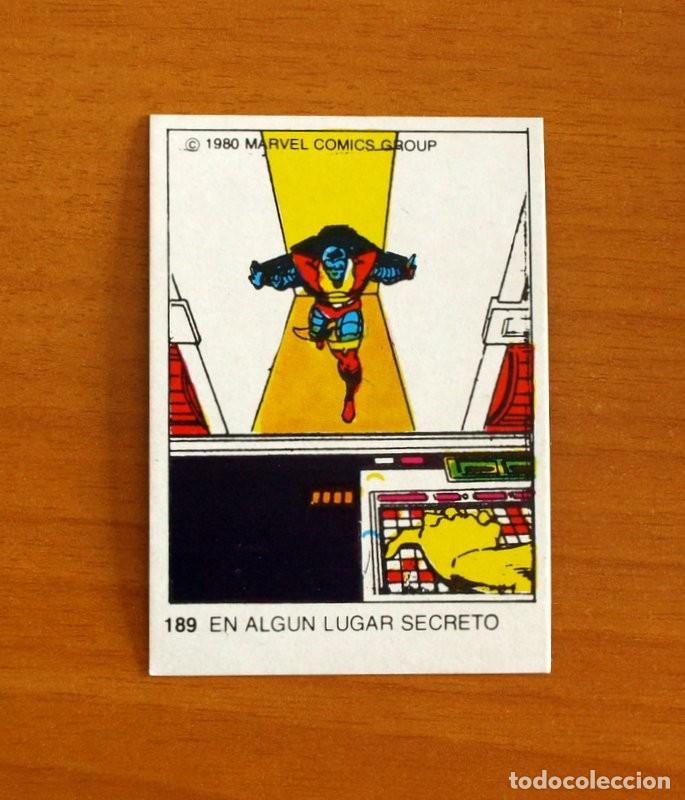 Collectable Antique Stickers: Superh&eacute;roes - N&ordm; 189 - Marvel Comics Group 1980 - Chocolates Terrabusi - Nunca Pegado
