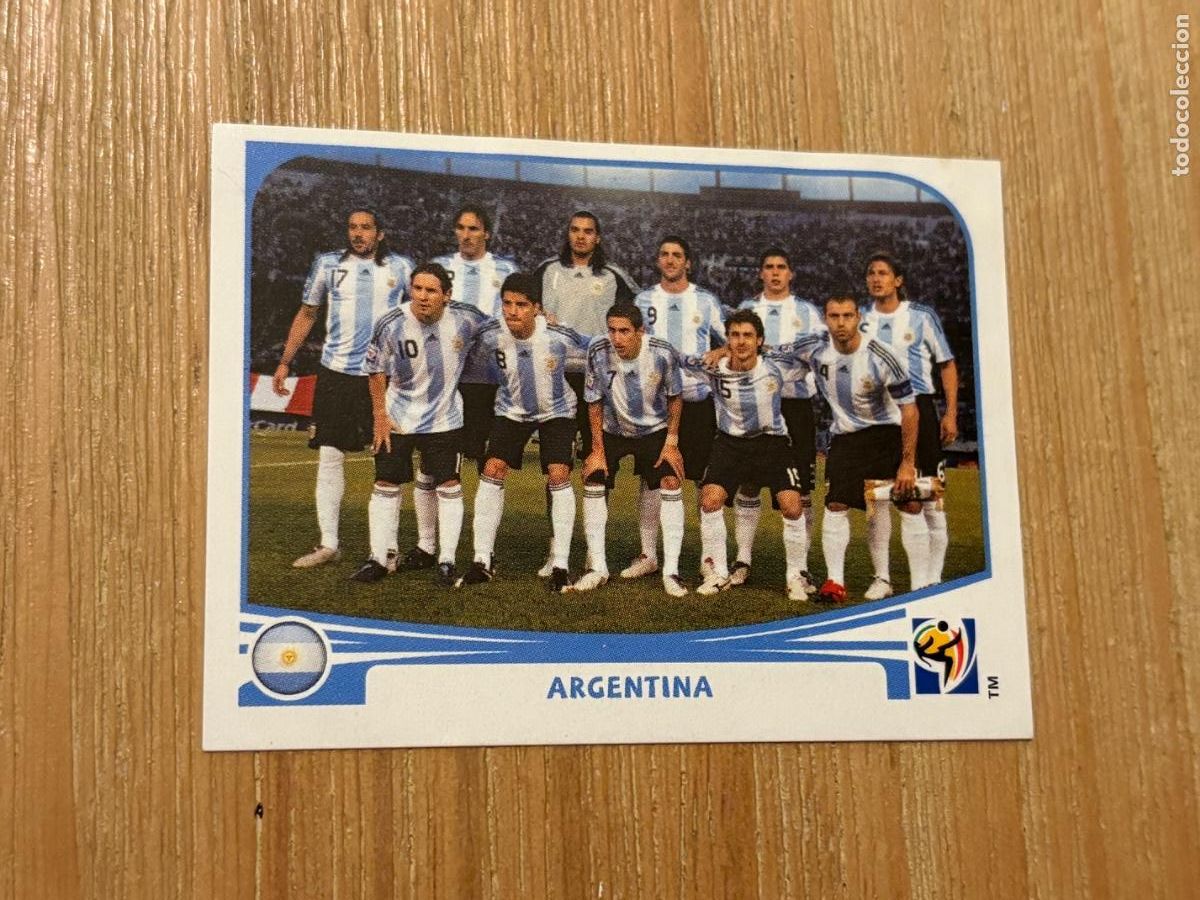 Coleccionismo Cromos antiguos: 21. CROMO Panini mundial Sud&aacute;frica 2010 N 106 Argentina Sticker world cup South Africa 2010