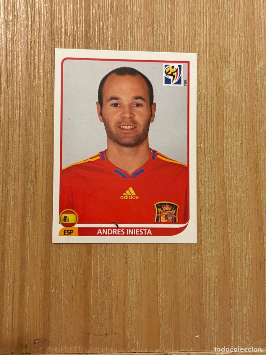 Coleccionismo Cromos antiguos: 21. CROMO Panini mundial Sud&aacute;frica 2010 Sticker world cup South Africa 2010 INIESTA N 577
