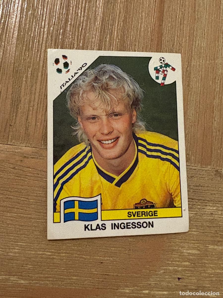 Coleccionismo Cromos antiguos: 21. CROMO Panini mundial Sud&aacute;frica ITALIA 90 world cup ITALIA 90 KLAS INGESSON N 238