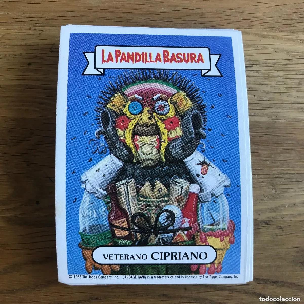 Coleccionismo Cromos antiguos: Cromo n.73 la pandilla basura (album azul) sin pegar
