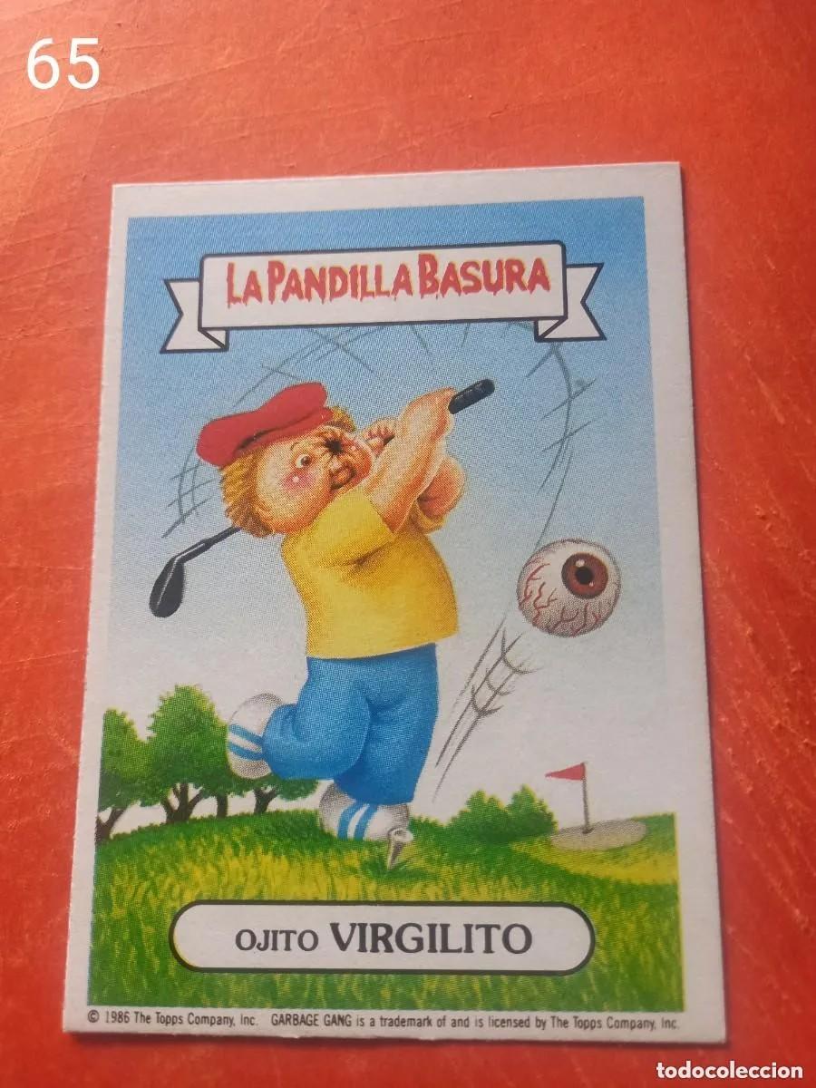 Coleccionismo Cromos antiguos: Cromo n.65 la pandilla basura (album azul) sin pegar