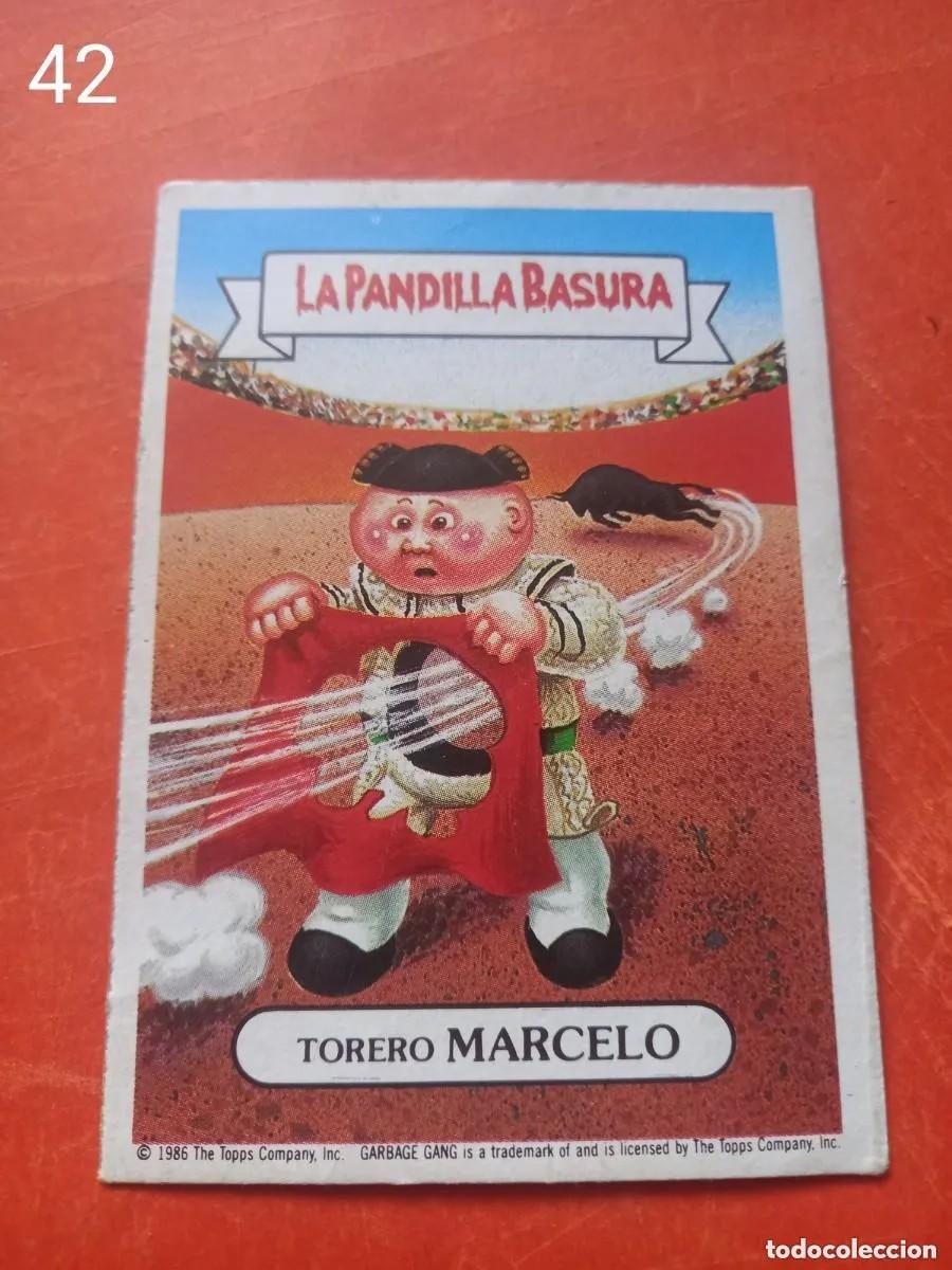 Coleccionismo Cromos antiguos: Cromo n.42 la pandilla basura (album azul) sin pegar