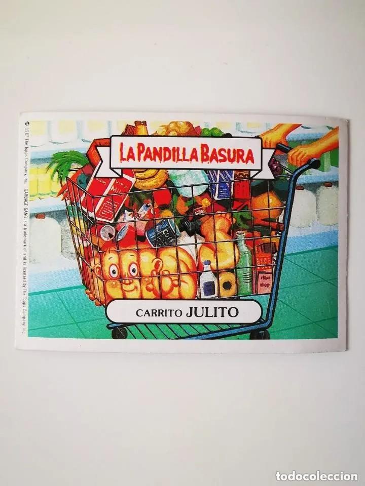 Coleccionismo Cromos antiguos: Cromo n.188 la pandilla basura (album azul) sin pegar