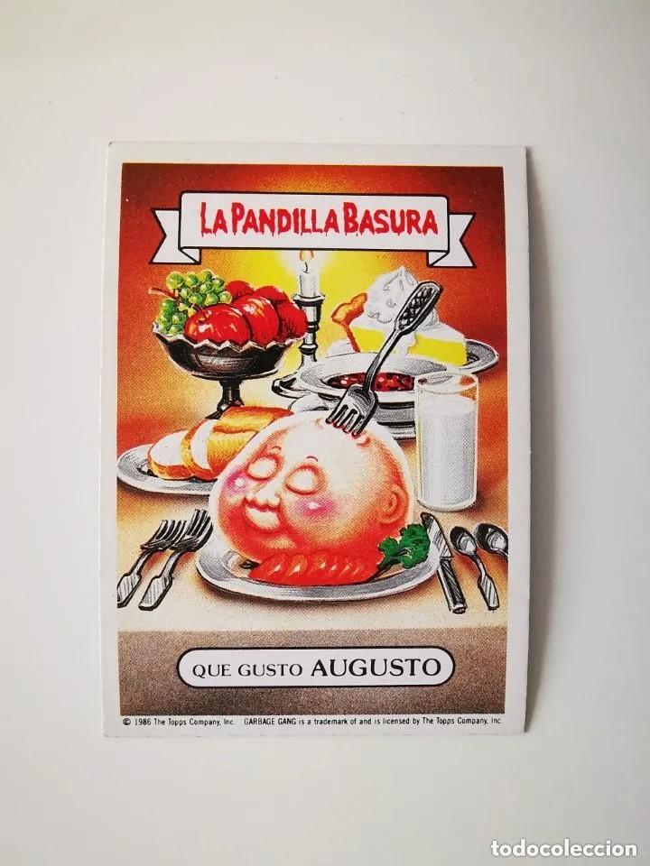 Coleccionismo Cromos antiguos: Cromo n.190 la pandilla basura (album azul) sin pegar