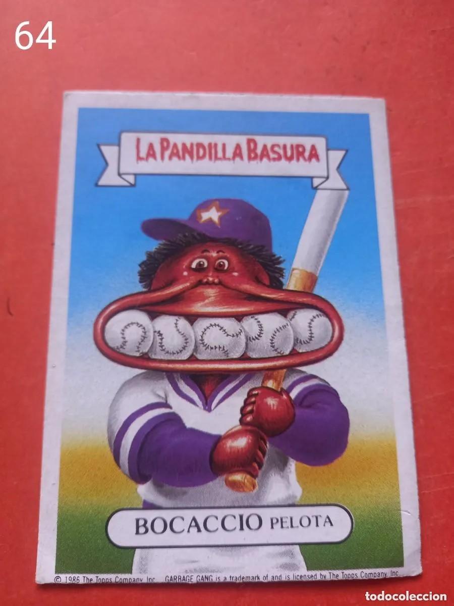 Coleccionismo Cromos antiguos: Cromo n.64 la pandilla basura (album azul) sin pegar
